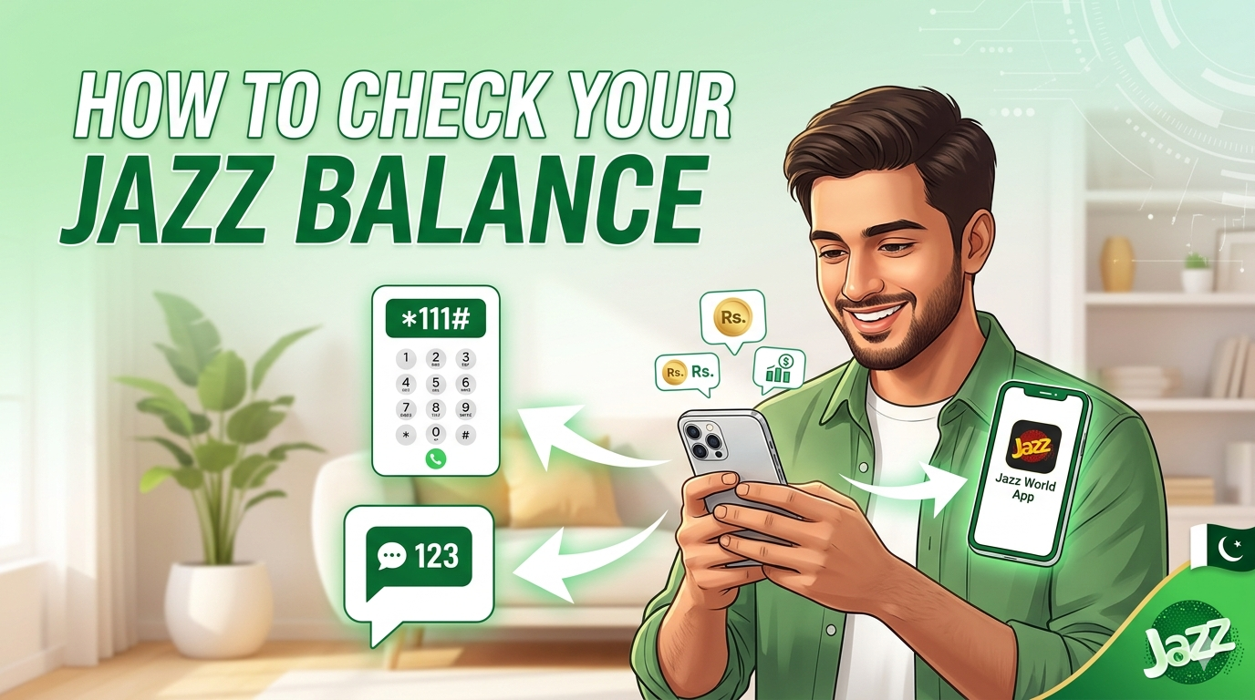 How to check Jazz Balance 